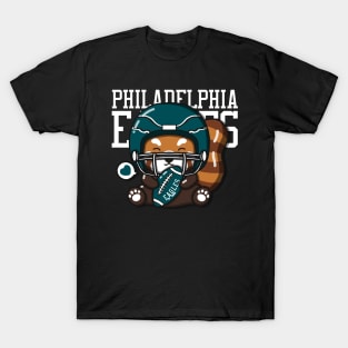 Red Panda Loves Eagles T-Shirt